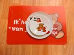 Placemat + plat bord + dessertbord Valentijn, Huis en Inrichting, Keuken | Servies, Ophalen of Verzenden, Zo goed als nieuw