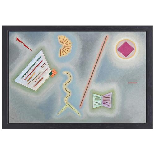 Surfaces et lignes - Toile Wassily Kandinsky + cadre de cuis, Maison & Meubles, Accessoires pour la Maison | Peintures, Dessins & Photos