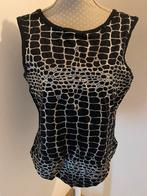 Topje spinnenweb  maat S, Kleding | Dames, Topjes, Ophalen, Zo goed als nieuw, Maat 36 (S), Zwart