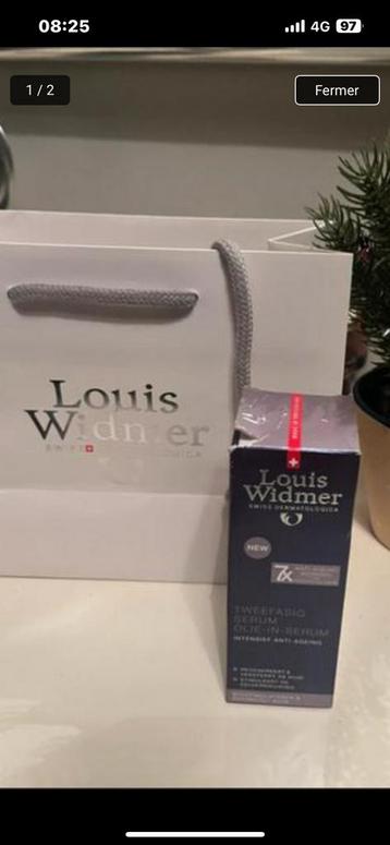 Louis Widmer Anti-âge ntensif Sérum Biphasé et sachet cadeau beschikbaar voor biedingen