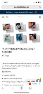 Verzilverde postzegels Elvis Presley 6x, Postzegels en Munten, Ophalen