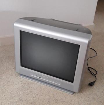 Vintage kleuren tv Philips weinig gebruikt scherm 41 x 32cm., Audio, Tv en Foto, Televisies, Ophalen, Gebruikt, Philips