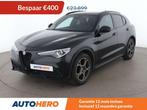 Alfa Romeo Stelvio 2.0 Turbo Sprint Q4 (bj 2020, automaat), Auto's, Alfa Romeo, Euro 6, USB, Zwart, Leder