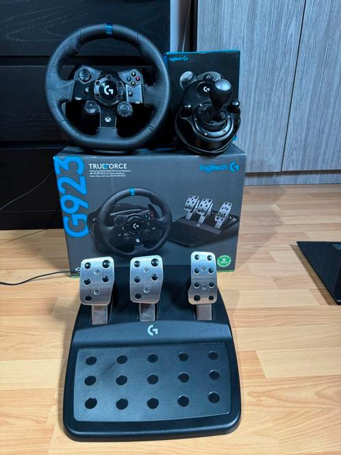 Logitech g923 stuurwiel, Games en Spelcomputers, Spelcomputers | Xbox | Accessoires, Zo goed als nieuw, Ophalen