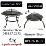 vuurschalen nieuw in de doos 56cm, Tuin en Terras, Vuurschalen, Ophalen, Nieuw