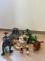 Playmobil T-Rex en Saichania met vulkaan - 5230, Enlèvement, Comme neuf, Ensemble complet