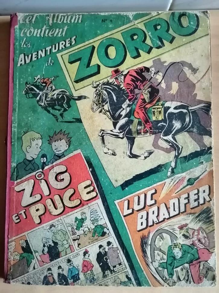 BD receuil ZORRO Album n4 - n100 à 117 - E.O. 1948, Boeken, Stripverhalen, Ophalen of Verzenden