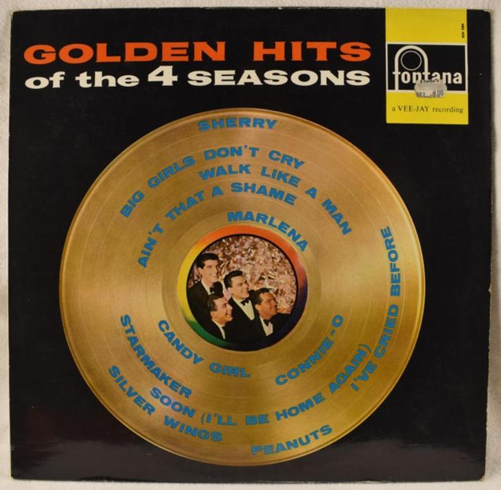 The Four Seasons – Golden Hits Of The 4 Seasons, Cd's en Dvd's, Vinyl | Pop, Gebruikt, 1960 tot 1980, 12 inch, Ophalen of Verzenden