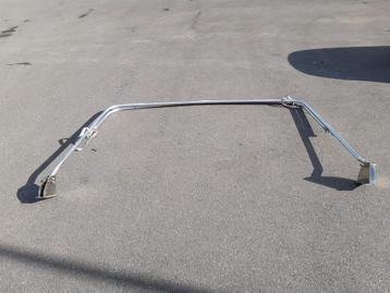 VERSTELBARE ALUMINIUM BIMINI BEUGEL MET RVS VOETEN EN DOEK  beschikbaar voor biedingen