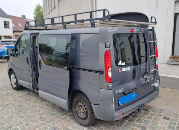 Opel Vivaro Lichtevracht  dubbel kabine 6500€, Auto's, Opel, Particulier, Vivaro, Airbags, Airconditioning, Cruise Control, Dakrails