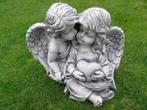ANGE , statue d un couple d ange en pierre patinée , cupidon, Ange, Béton, Enlèvement ou Envoi, Neuf