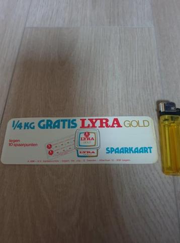 Sticker Lyra gold beschikbaar voor biedingen