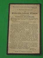 °1871 Slijpe +1917 Oostende Prudentia D'HAENE, Ophalen of Verzenden, Bidprentje