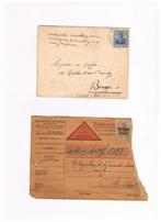 OUDE BRIEFOMSLAGEN, Postzegels en Munten, Brieven en Enveloppen | België, Envelop, Verzenden
