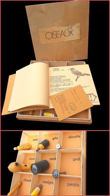coffret appeaux "oiseaux " 1977". collection  beschikbaar voor biedingen