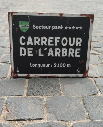 Schilderij Carrefour de L'Arbre.  Parijs Roubaix beschikbaar voor biedingen