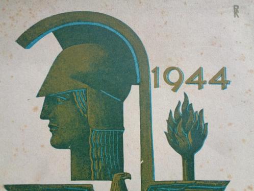 WO 2 Kunst boek 1944, Verzamelen, Militaria | Tweede Wereldoorlog, Overige soorten, Boek of Tijdschrift, Ophalen of Verzenden