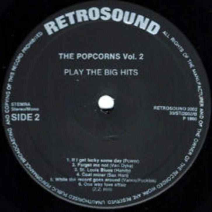 The Popcorns Vol. 2 Play the big hits - Popcorn Lp, Cd's en Dvd's, Vinyl | R&B en Soul, Zo goed als nieuw, Soul of Nu Soul, 1960 tot 1980