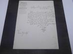 Verviers lettre comité des fetes à  société littéraire 1876, Antiek en Kunst, Ophalen of Verzenden