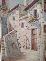 Belle peinture de village méditerranéen, Enlèvement ou Envoi