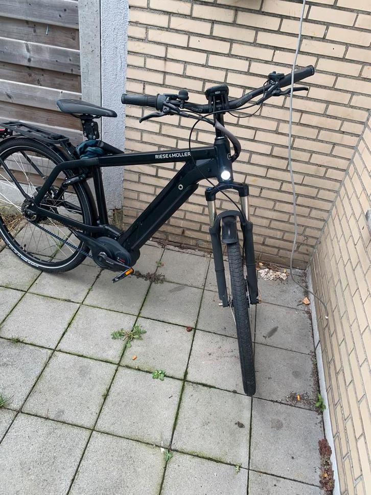 Elektrische herenfiets riese&muller, Fietsen en Brommers, Elektrische fietsen, Zo goed als nieuw, Riese & Müller, 47 tot 51 cm