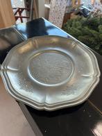 Tinnen Decoratief Bord – Ø32 cm – Klassiek & Authentiek, Ophalen