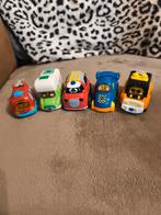 4 VTech auto's 1 chicco, Ophalen, Zo goed als nieuw