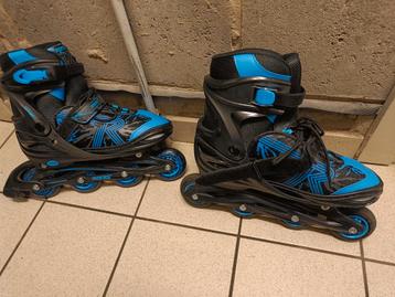 Patins à roulettes Roces, Rollers 4 roues en ligne, Roces, Réglable, Comme neuf