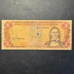 Dominicaanse Rep - 5 Pesos 1990 - P 131 - F - 514, Ophalen of Verzenden, Zuid-Amerika, Los biljet