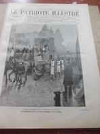 BRUXELLES OURAGAN DESTRUCTION PAVILLON DU WAUX-HALL 1891, 19e siècle, Utilisé, Enlèvement ou Envoi