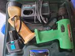 accu boormachine en zaklamp hitachi 9.6 volt, Ophalen, Gebruikt, Boormachine