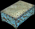 Jade Sieraden Kist Box Doos Trinket Emaille, Antiek en Kunst, Verzenden