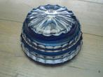 Val Saint Lambert blauwe art deco snoepdoos perfekt staat, Ophalen