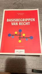 Boek basisbegrippen van recht, Boeken, Ophalen of Verzenden, Nieuw, Hogeschool, Gerd Verschelden; Piet Taelman