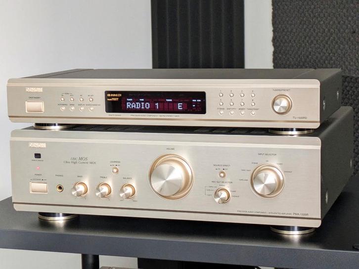 Denon PMA-1500R versterker + TU-1500RD tuner, met remote, Audio, Tv en Foto, Stereoketens, Gebruikt, Tuner of Radio, Denon, Losse componenten