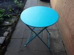 Petite table bistrot ronde pliante diamètre 60cm hauteur 70c, Ophalen