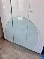 Glazen tafelblad 110cm, Ophalen, Rond, Tafelblad, 100 tot 150 cm