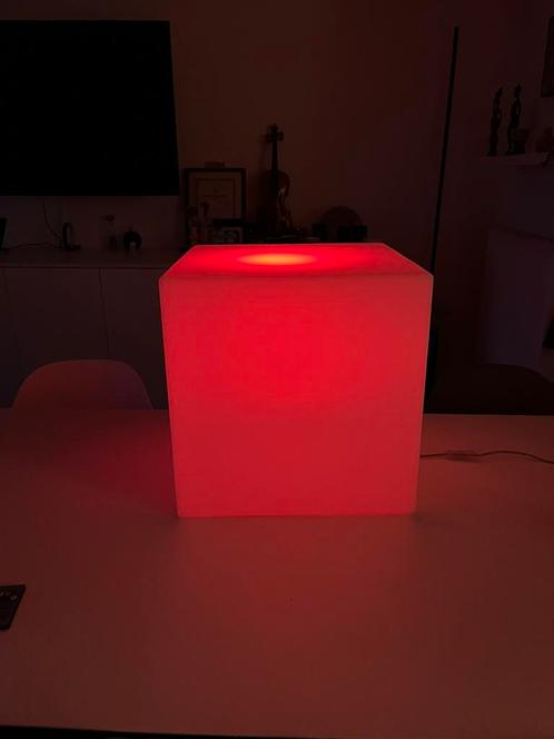 Lichtkubus met afstandsbediening, Huis en Inrichting, Lampen | Vloerlampen, Gebruikt, Minder dan 100 cm, Kunststof, Ophalen