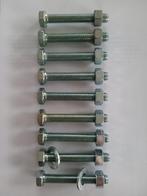 9 pièces de boulons à tarauder avec écrous., Enlèvement