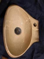 KLEINE VINTAGE LAVABO MET INSCRIPIE A V H 10/12 - 70'S ? NEW, Doe-het-zelf en Bouw, Sanitair, Ophalen of Verzenden, Nieuw, Steen