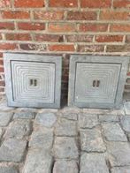 Couvercle de trou d'égout en aluminium 40x40 en deux parties, Aluminium, Enlèvement, Moins de 2 mètres, Évacuation