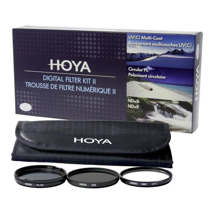 HOYA 55 MM DIGITAL FILTER KIT II, Audio, Tv en Foto, Foto | Filters, Zo goed als nieuw, Overige typen, 50 tot 60 mm, Overige merken
