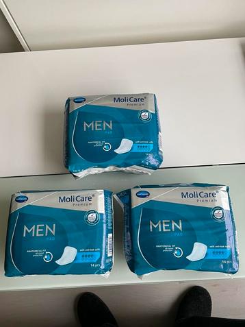 3 pakjes Hartmann Molicare 14 stuks 4 druppels, Diversen, Verpleegmiddelen, Ophalen of Verzenden, Nieuw
