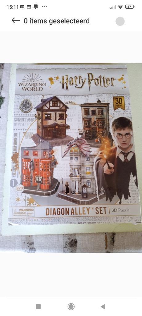 Harry Potter 3D-puzzels, badjas, pantoffels, Adventskalender, Verzamelen, Harry Potter, Nieuw, Spel, Ophalen