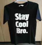Zwarte T-shirt - H&M - maat 146-152, Ophalen of Verzenden, Zo goed als nieuw, Shirt of Longsleeve, H&m