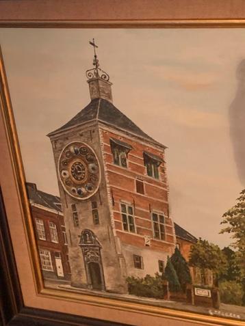 Schilderij Zimmertoren Lier beschikbaar voor biedingen