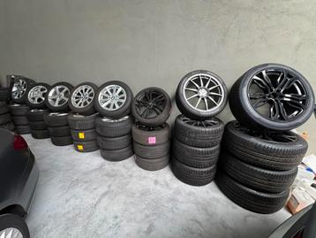 Sets velgen + banden te koop BMW 3, X5, X7, AUDI A3, JEEP … beschikbaar voor biedingen