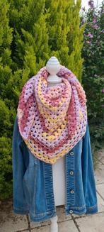 Granny Squares-sjaal, Ophalen of Verzenden, Zo goed als nieuw