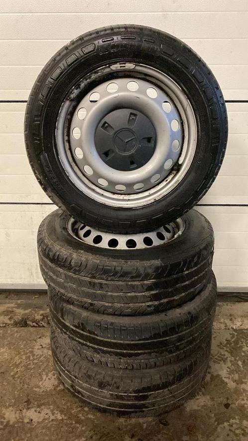Mercedes Vito Viano 195-65-16 Stalen velgen 5x112 - Set 20.2, Auto-onderdelen, Banden en Velgen, Banden en Velgen, Zomerbanden