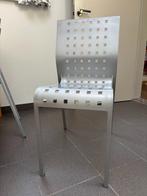 4 Zanotta stoelen in aluminium, Ophalen, Gebruikt, Italiaans topdesign, Vier